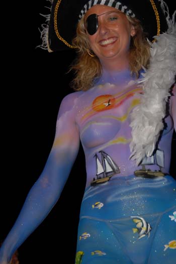 Body Painting 2006 photo - Duval Street, Key West